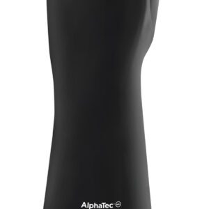 Industrial Latex MW 17" Black Glove Size 8-11