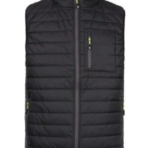 Flex Workwear Two Tone Grey/Black Padded Bodywarmer Sizes S-5XL