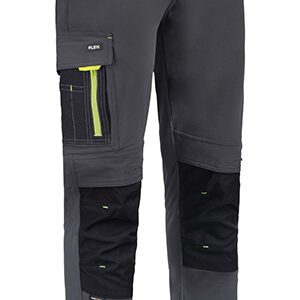 Flex Workwear Trouser Two-Tone Grey and Black Sizes 28S-50T