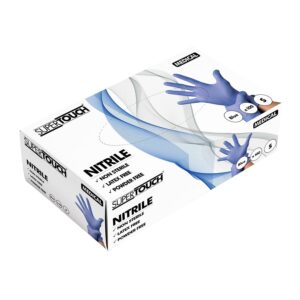 Supertouch Powder Free, Nitrile Gloves, Medical, Size S-XL Sold in Cases 1,000